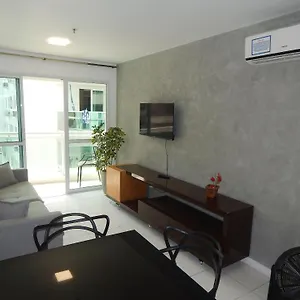 Apartamento Charmoso E Confortavel 1 Quarto/frente Mar - Mandai / Inicio Da Do - Cf07